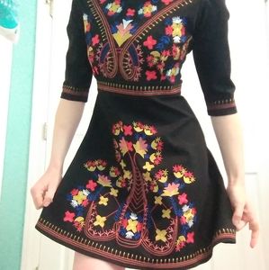 Embroidered Festive Dress Lai Meng 5 cats